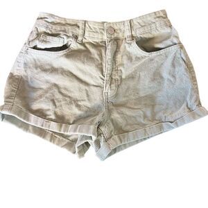 PacSun Women's High Waist Corduroy Mom Shorts Mint Green Size 26